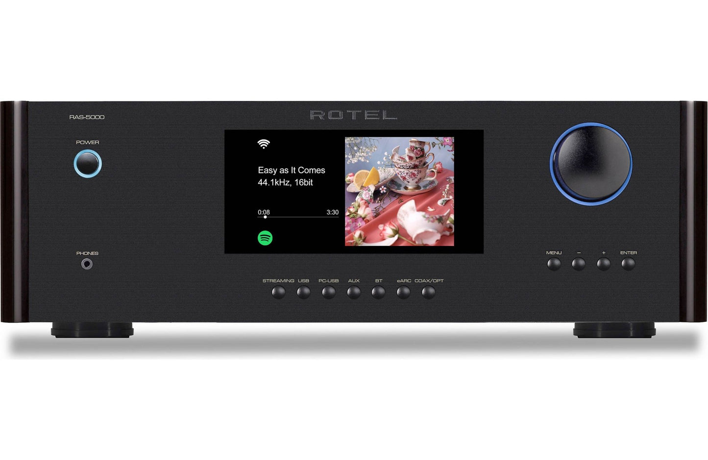 Rotel RAS - 5000 Stereo Integrated Amplifier with Apple AirPlay 2, Chromecast Built - in, and Bluetooth - electronicsexpo.com - Integrated Amplifiers