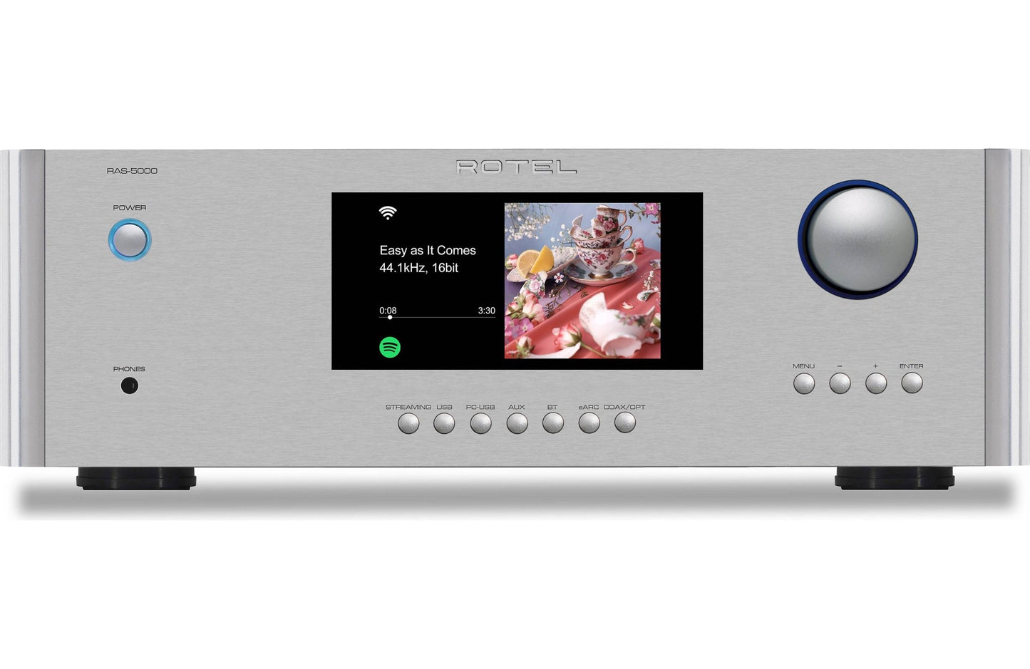 Rotel RAS - 5000 Stereo Integrated Amplifier with Apple AirPlay 2, Chromecast Built - in, and Bluetooth - electronicsexpo.com - Integrated Amplifiers