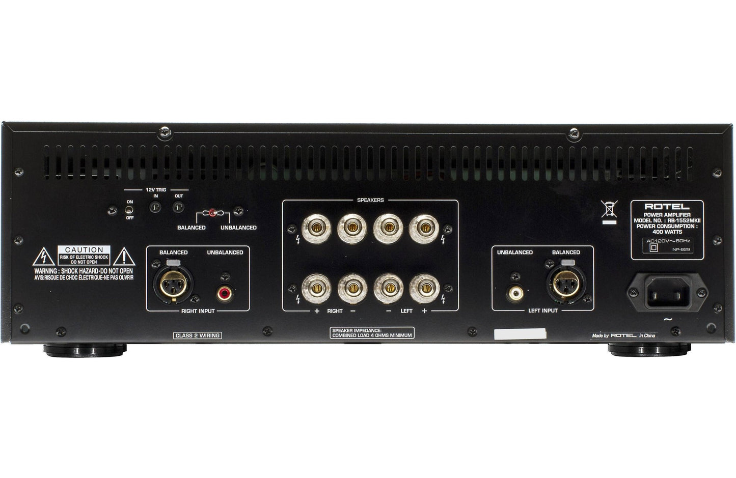 Rotel RB - 1552 MkII Stereo Power Amplifier - electronicsexpo.com - Amplifiers / Pre - Amps