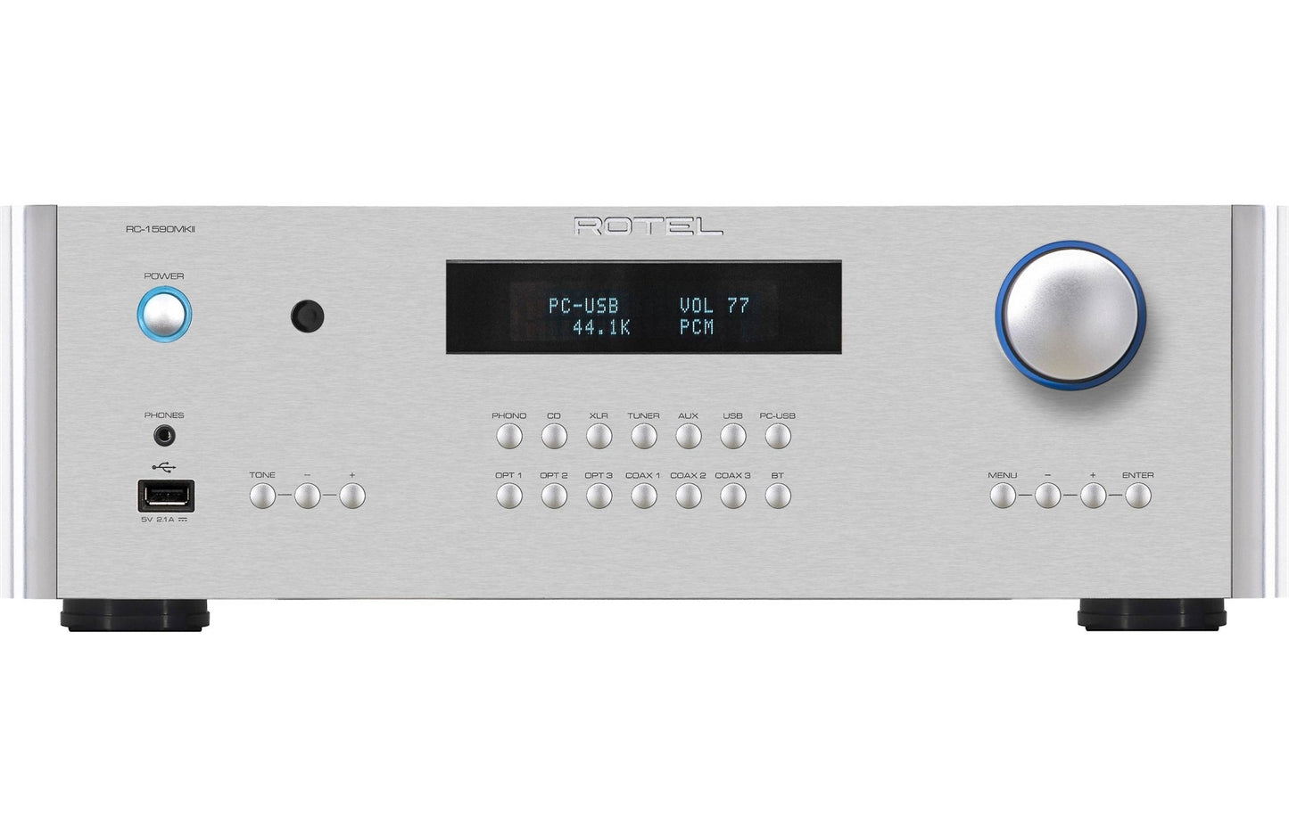 Rotel RC - 1590 MKII Stereo Preamplifier with Built - in DAC and Bluetooth - electronicsexpo.com - Amplifiers / Pre - Amps