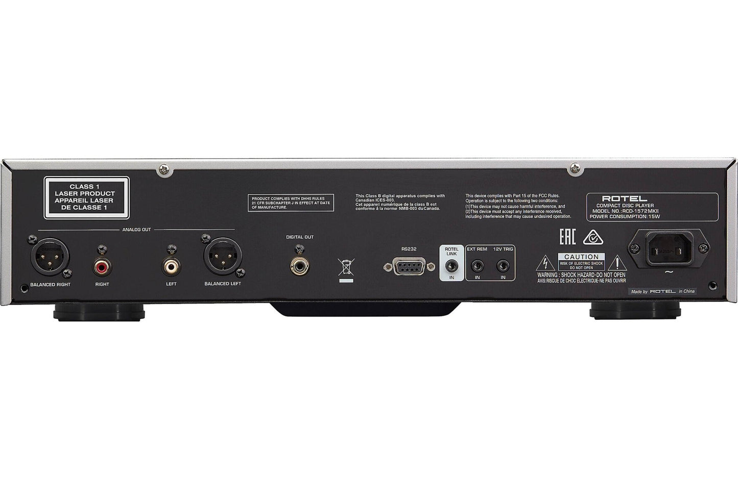 Rotel RCD - 1572 MKII CD Player - electronicsexpo.com - CD Players