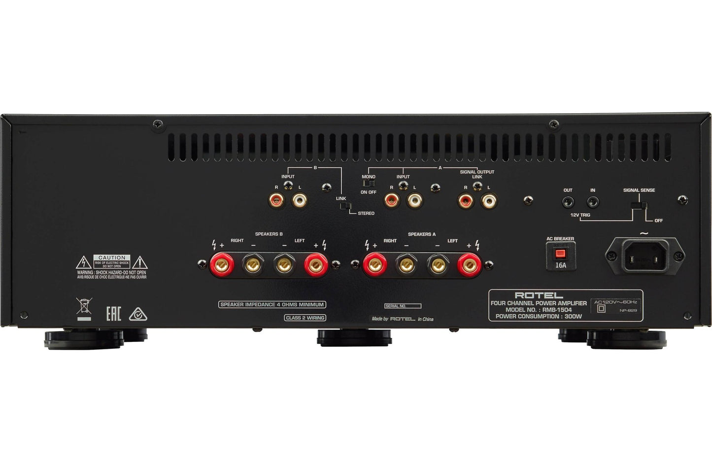 Rotel RMB - 1504 4 - Channel Power Amplifier - electronicsexpo.com - Amplifiers / Pre - Amps