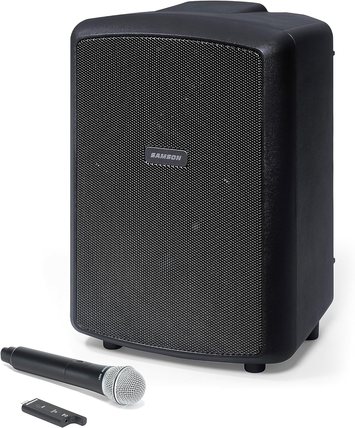 Samson Expedition Explor with Wireless Handheld System 3 - Way Portable Bluetooth Speaker & XPD2 Handheld USB Digital Wireless Mic + 3 - Channel Mixer - electronicsexpo.com - Microphones