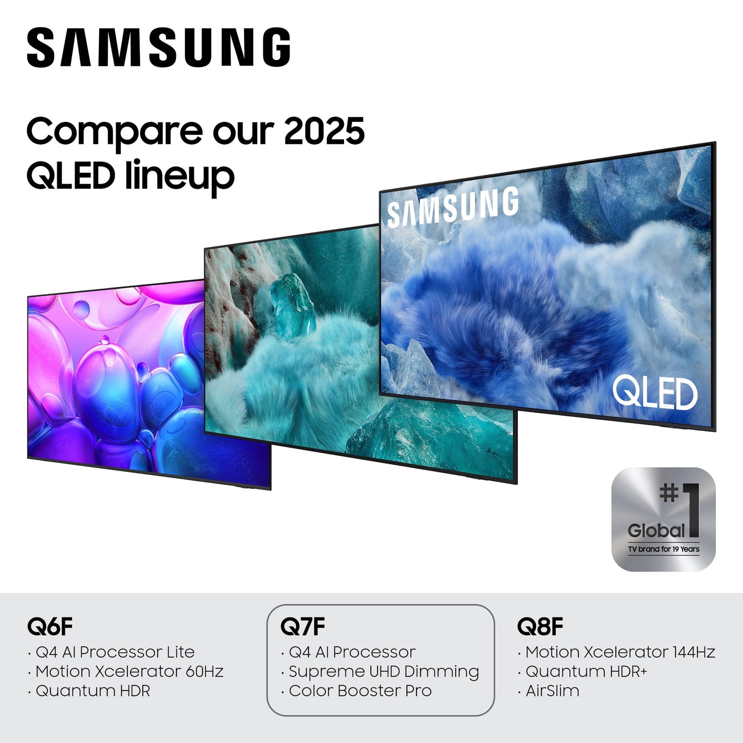 Samsung Q7F 43" 4K HDR Smart QLED TV (2025) - electronicsexpo.com - Televisions