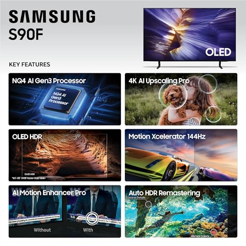 Samsung S90F 42" 4K HDR Smart OLED TV (2025) - electronicsexpo.com - Televisions