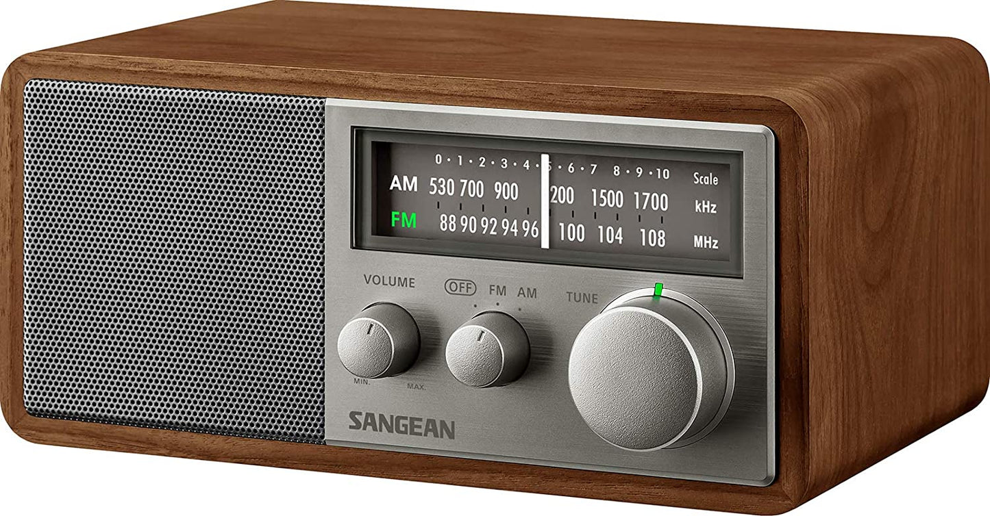 Sangean SG - 116 FM / AM Analog Wooden Cabinet Receiver - electronicsexpo.com - Radios