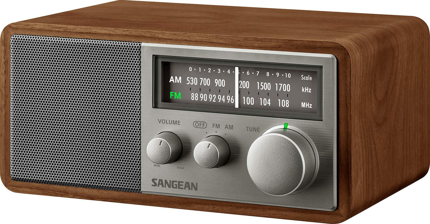 Sangean SG - 116 FM / AM Analog Wooden Cabinet Receiver - electronicsexpo.com - Radios
