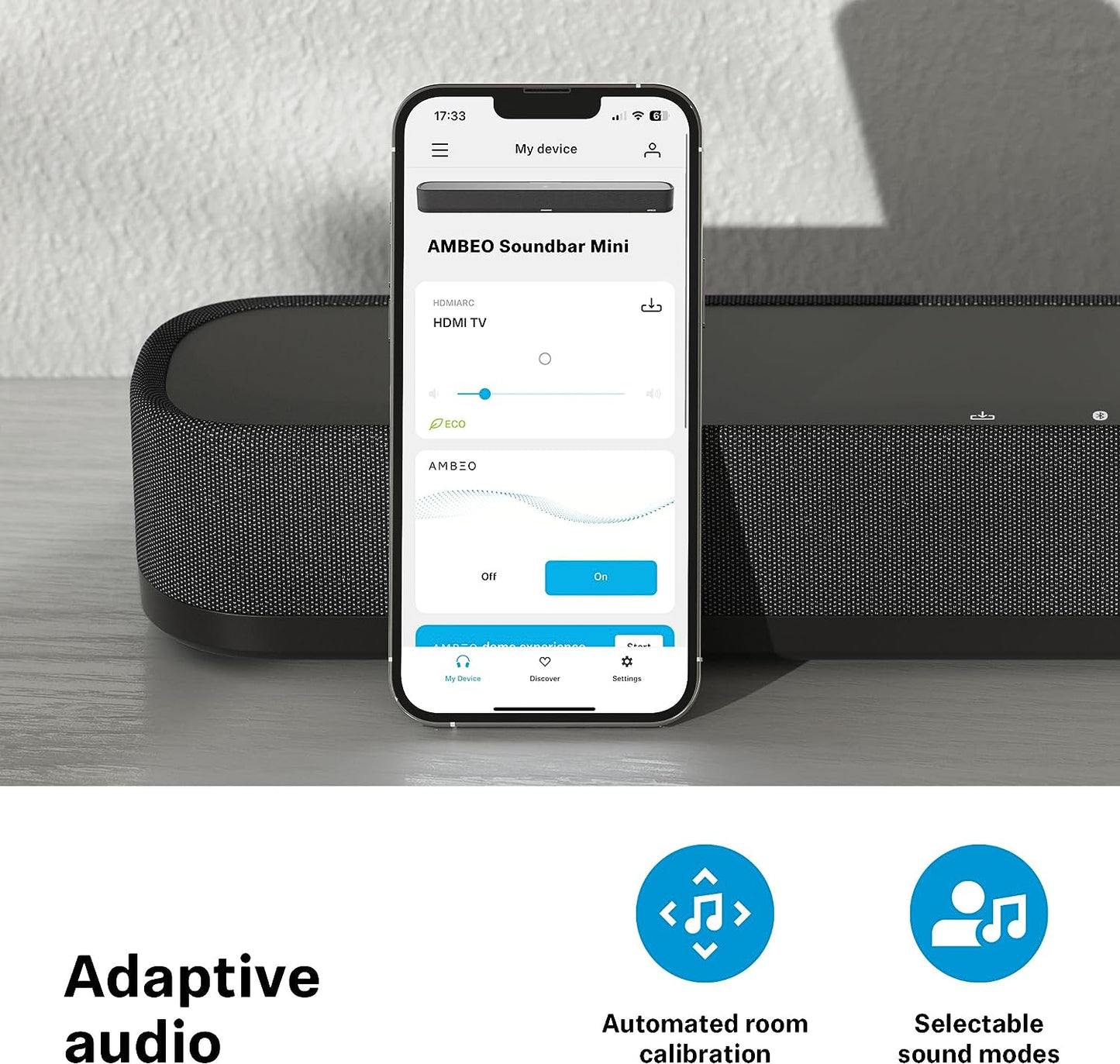 Sennheiser AMBEO 250W 7.1.4 - Channel Dolby Atmos Soundbar Mini - electronicsexpo.com - Soundbars
