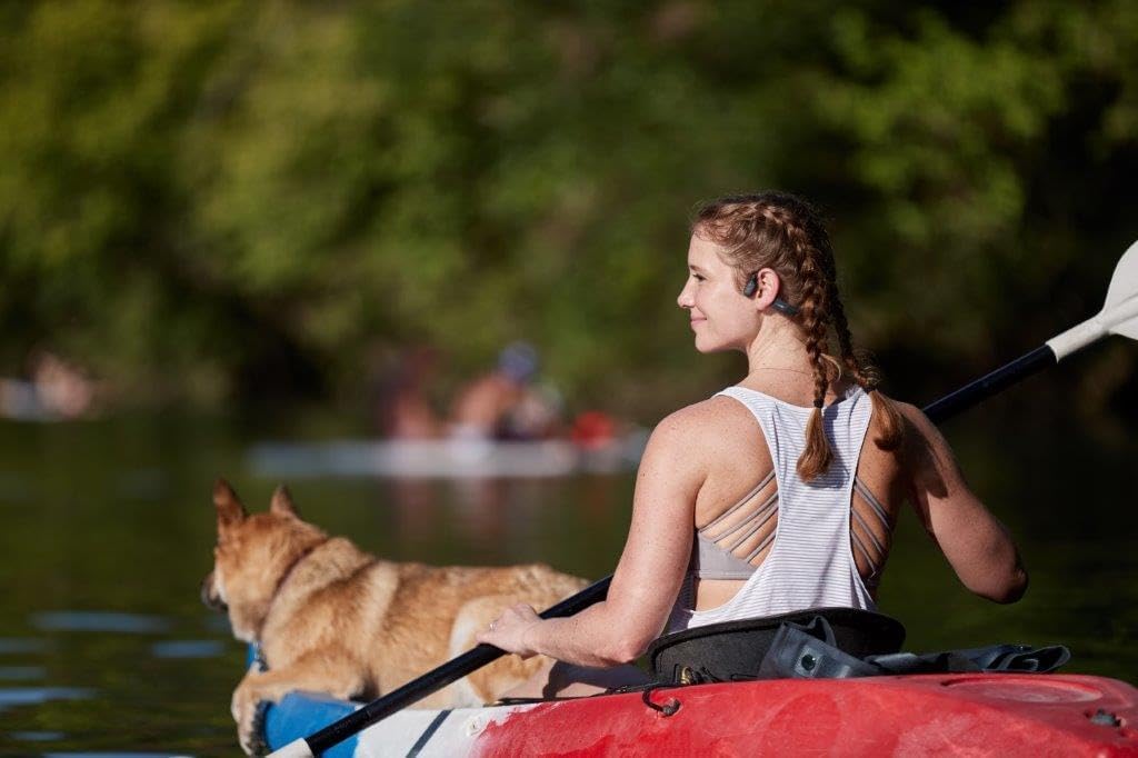 SHOKZ OpenRun Bone Conduction Open - Ear Endurance Headphones - electronicsexpo.com - Headphones