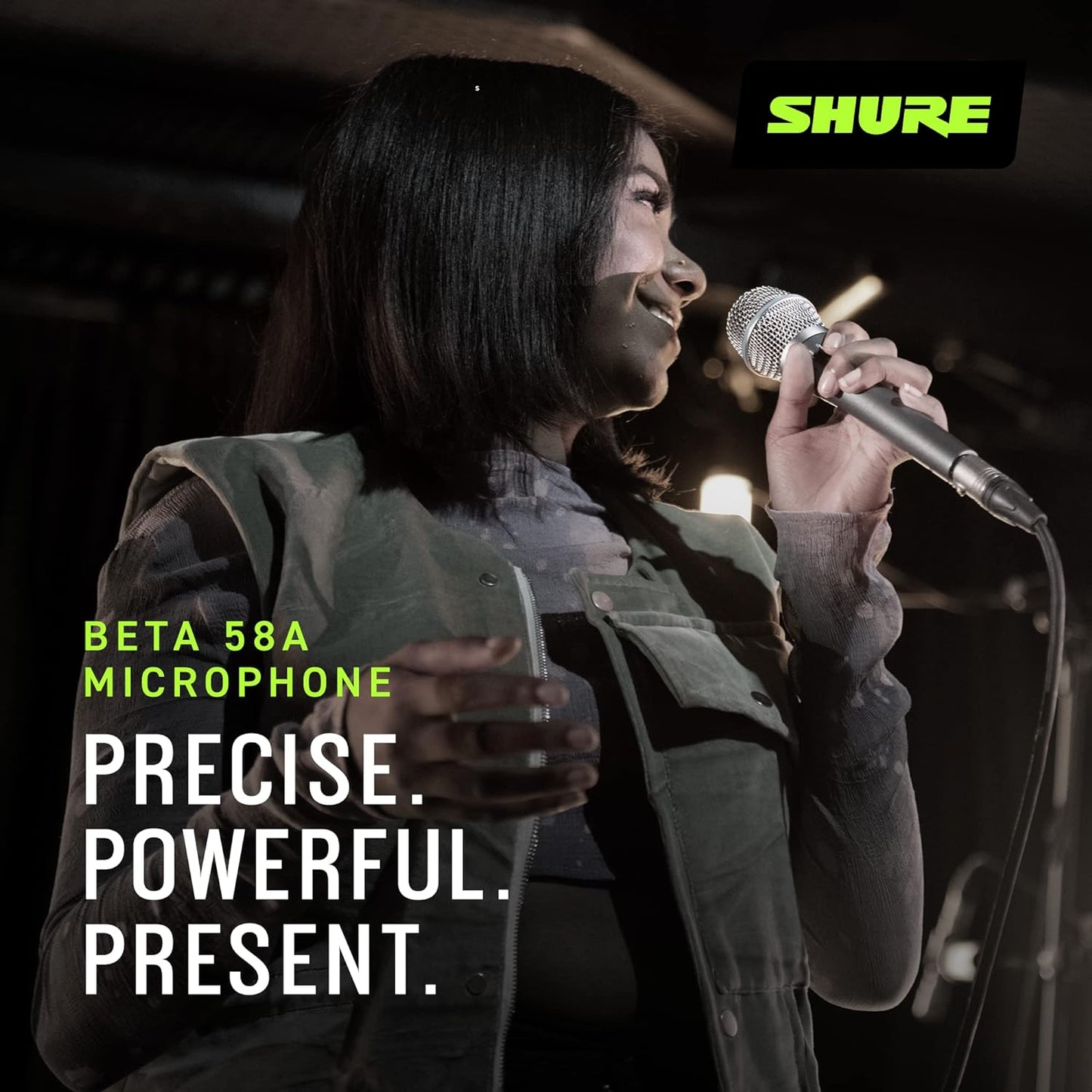 Shure Beta 58A Handheld Supercardioid Dynamic Microphone - electronicsexpo.com - Microphones