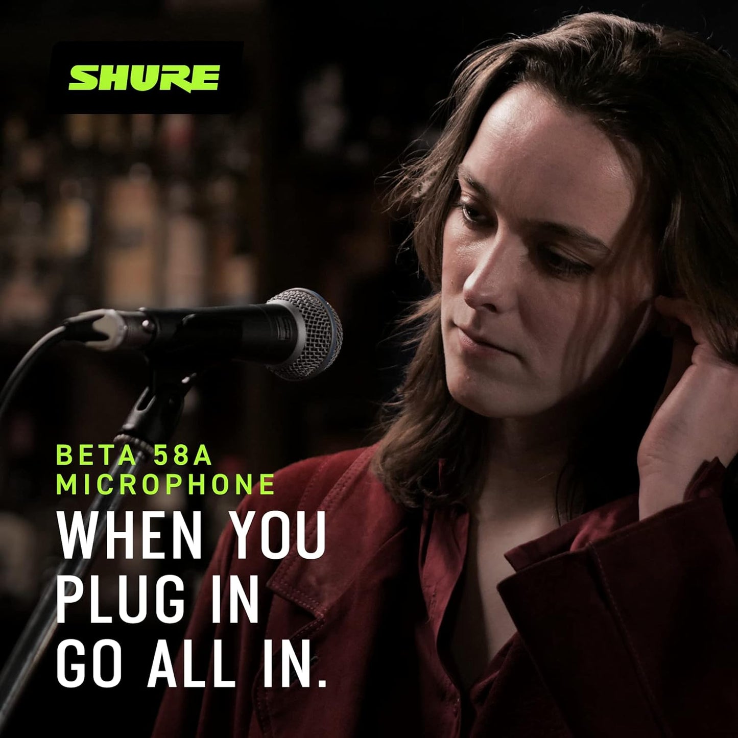 Shure Beta 58A Handheld Supercardioid Dynamic Microphone - electronicsexpo.com - Microphones