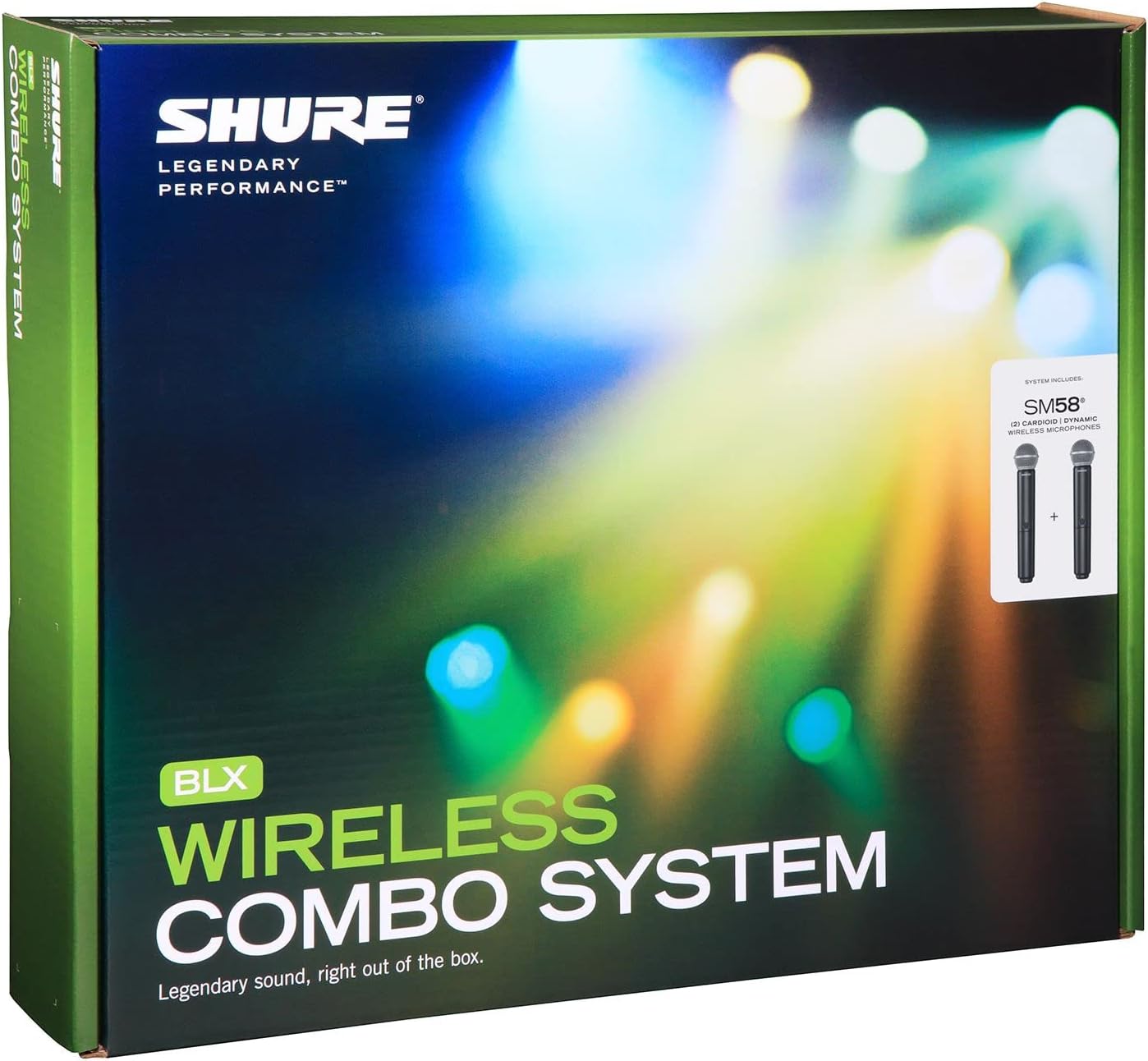Shure BLX288/SM58 - H10 Dual - Channel Wireless Handheld Microphone System with SM58 Capsules - electronicsexpo.com - Microphones