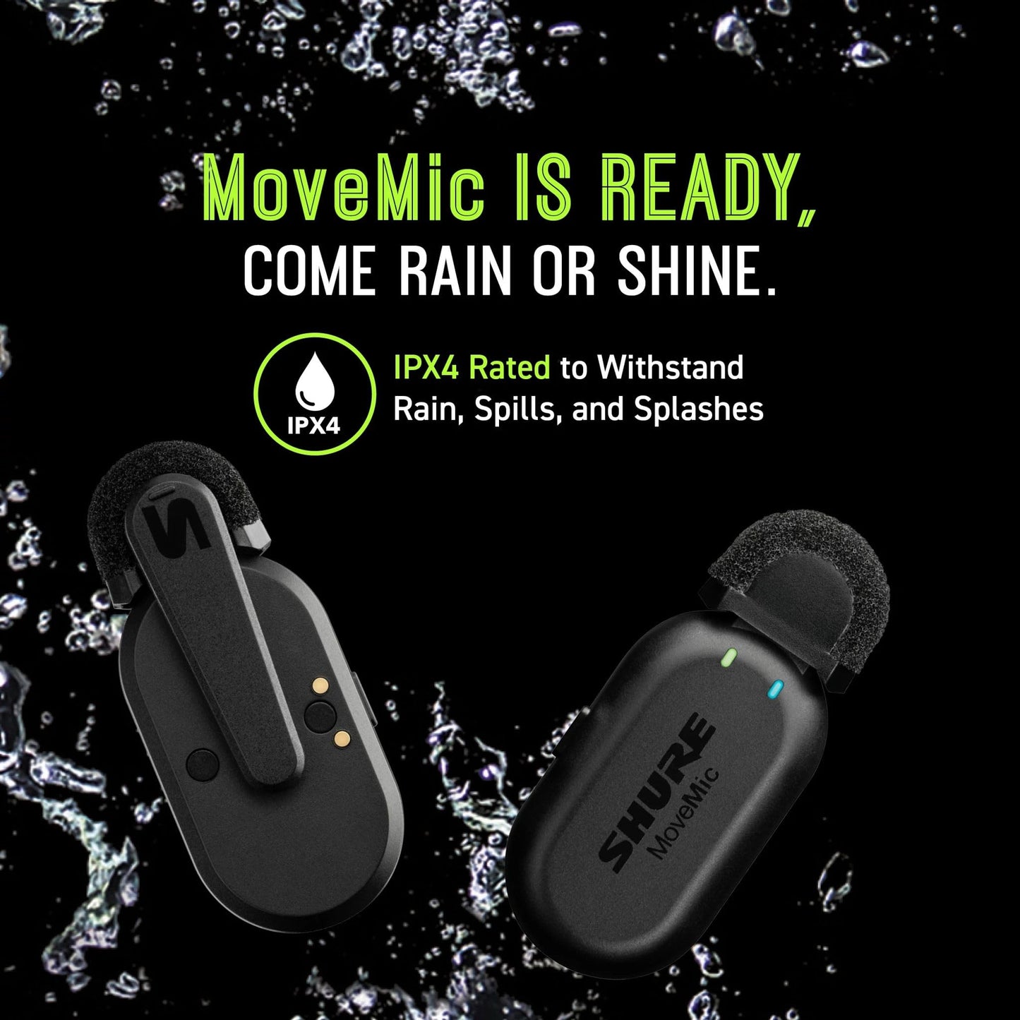 Shure MoveMic Two - Pro Direct to Phone Wireless Lavalier Microphones - electronicsexpo.com - Microphones