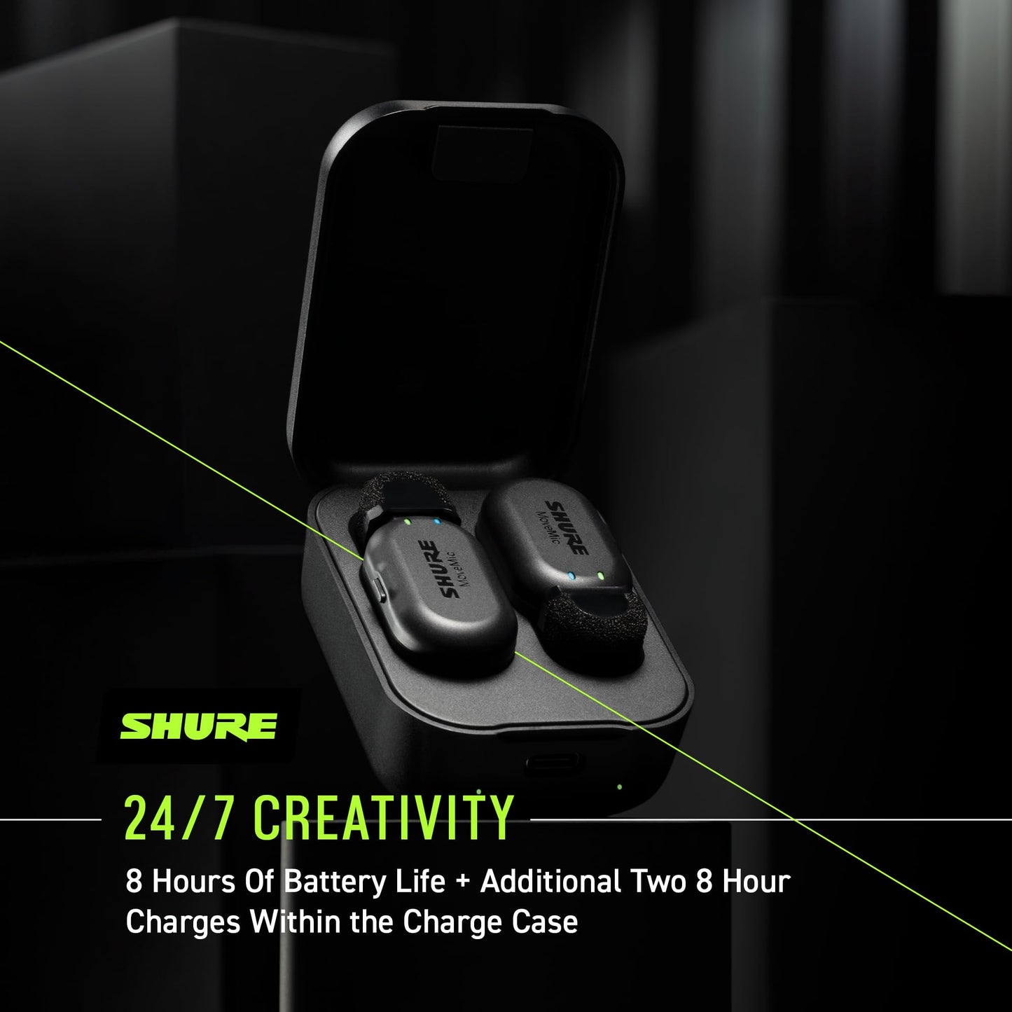 Shure MoveMic Two - Pro Direct to Phone Wireless Lavalier Microphones - electronicsexpo.com - Microphones