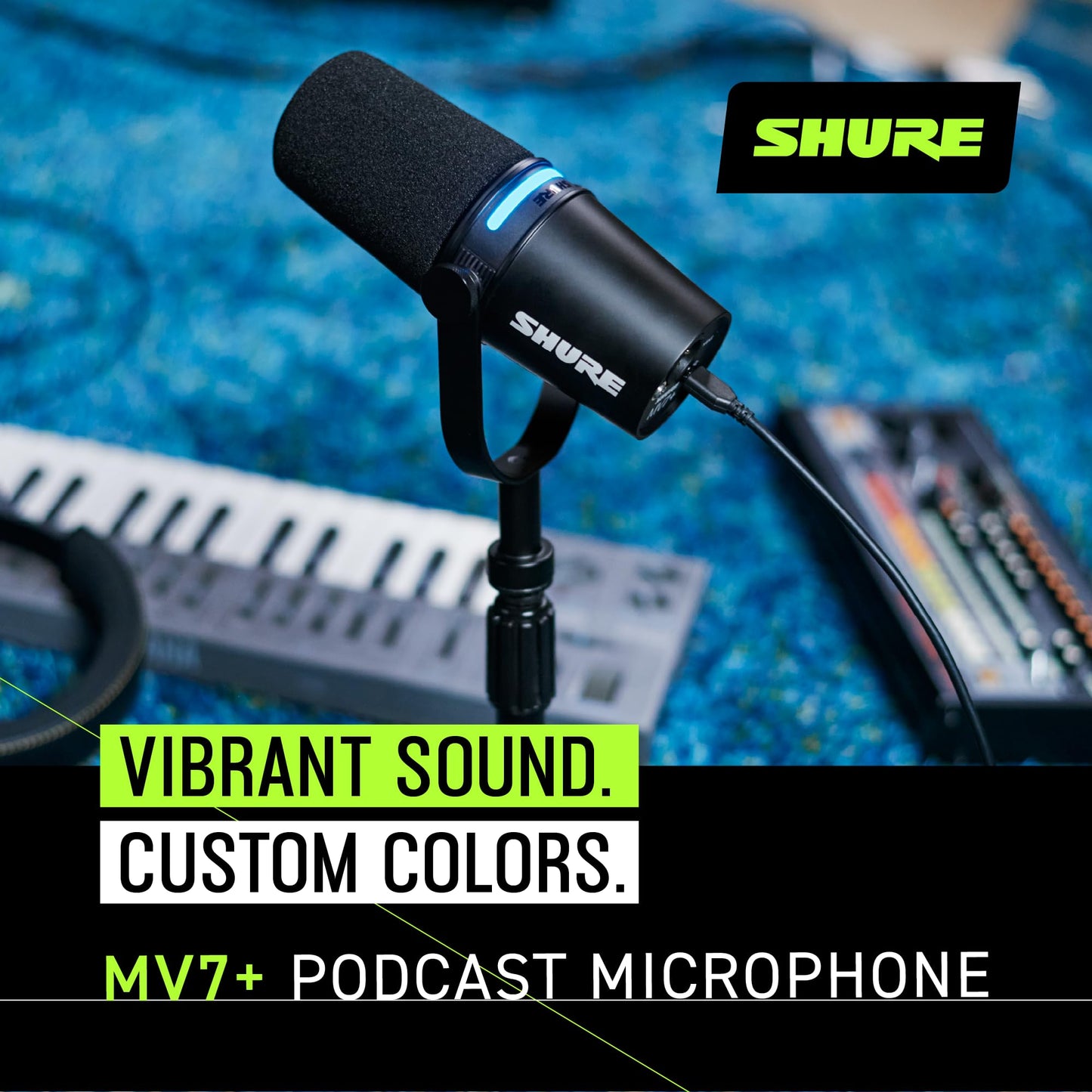 Shure MV7+ Podcast Dynamic Microphone - electronicsexpo.com - Microphones