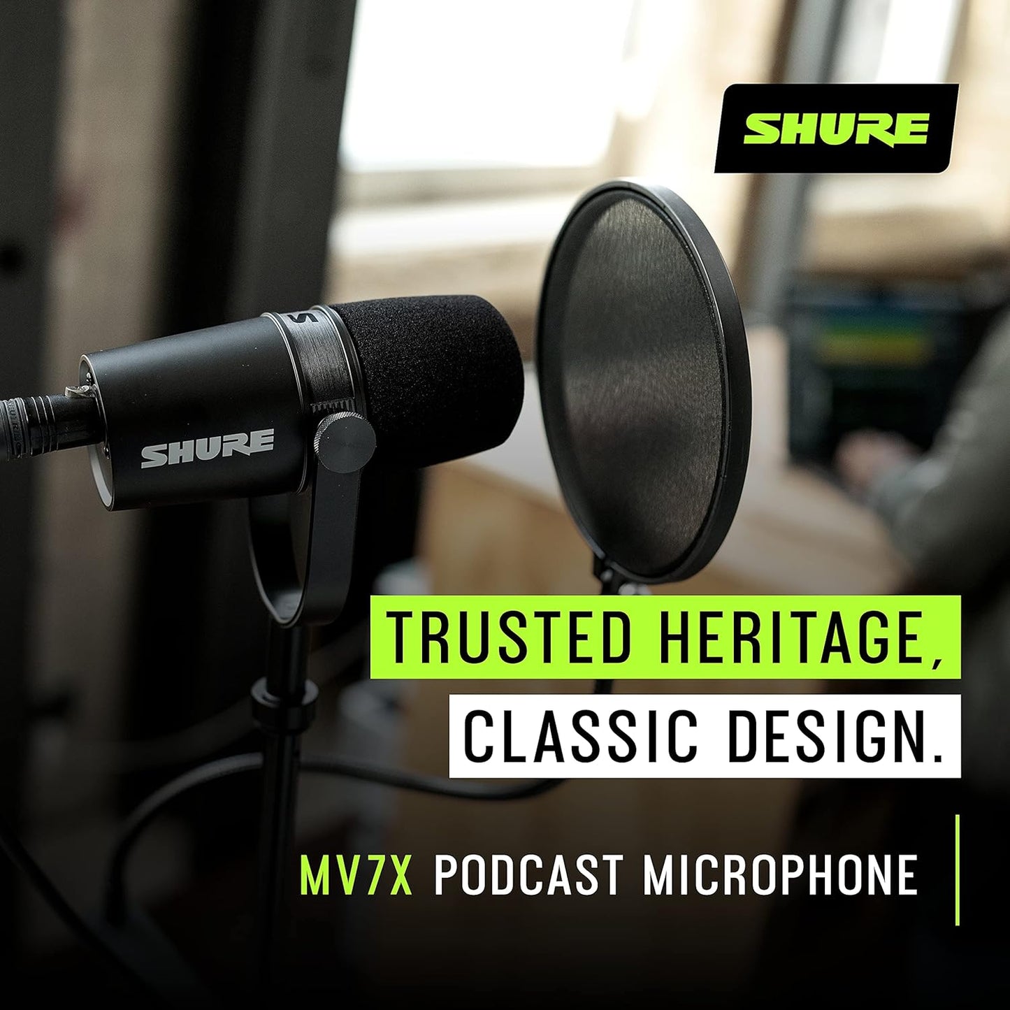 Shure MV7X Podcast XLR Microphone - electronicsexpo.com - Microphones