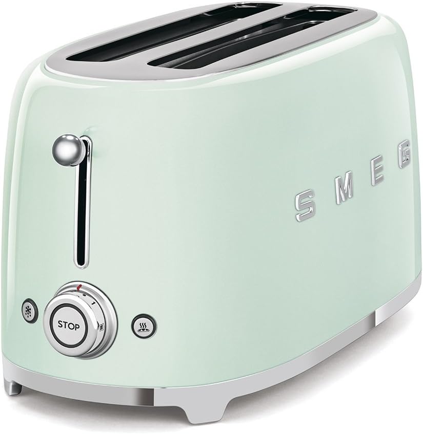 SMEG 4 Slice Toaster TSF02 Long Slot Toaster with Wide Slots - electronicsexpo.com - Toasters & Toaster Ovens