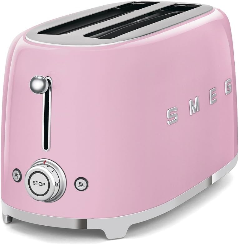 SMEG 4 Slice Toaster TSF02 Long Slot Toaster with Wide Slots - electronicsexpo.com - Toasters & Toaster Ovens