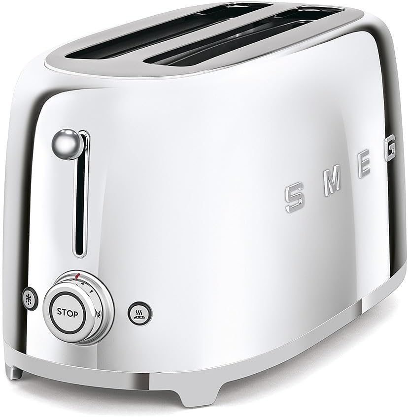 SMEG 4 Slice Toaster TSF02 Long Slot Toaster with Wide Slots - electronicsexpo.com - Toasters & Toaster Ovens