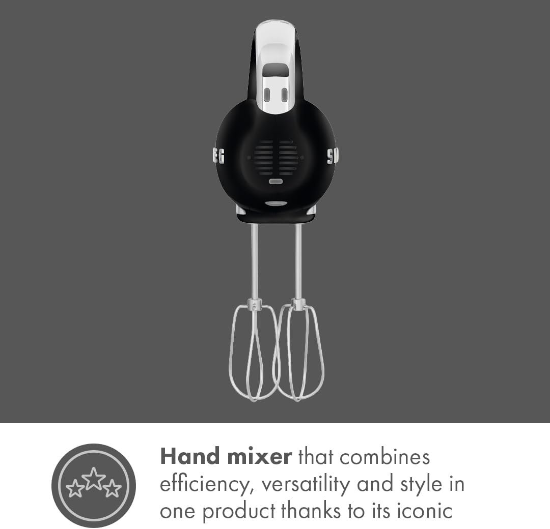 SMEG 50's Retro Style Electric Hand Mixer with Set of Beaters - electronicsexpo.com - Hand Mixers