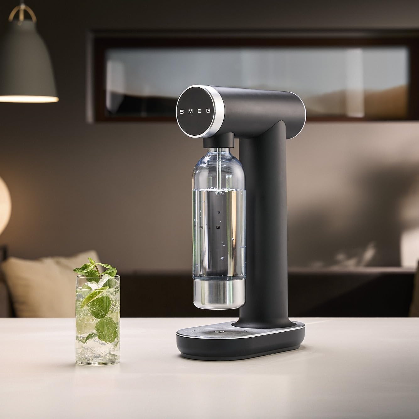 SMEG Soda Maker Sparkling Water Machine for Kitchen Counter - electronicsexpo.com - Soda Makers