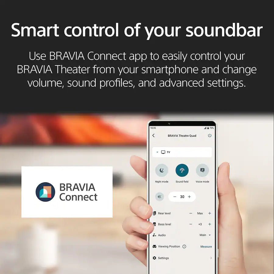 Sony BRAVIA Theater Bar 5, 3.1ch with Wireless Subwoofer, Dolby Atmos/DTS:X (Black) - electronicsexpo.com - Soundbars