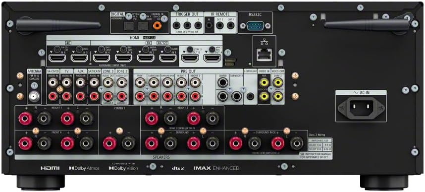 Sony ES STR - AZ5000ES 11.2 - Channel Home Theater Receiver with Dolby Atmos, Bluetooth, Apple AirPlay 2, and Google Cast - electronicsexpo.com - Home Theater Receivers