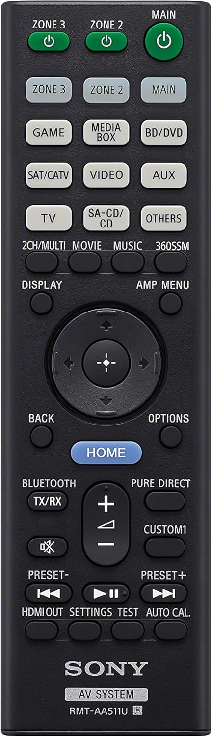 Sony STR - AN1000 7.2 - Channel Home Theater Receiver with Dolby Atmos, Bluetooth, Apple AirPlay 2, and Google Cast - electronicsexpo.com - Home Theater Receivers