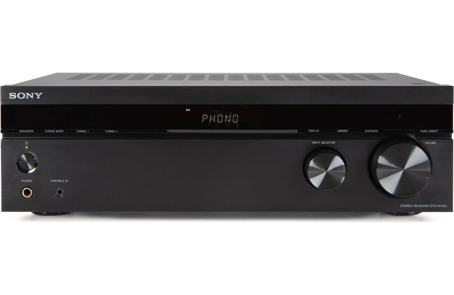 Sony STR - DH190 Stereo Receiver with Bluetooth - electronicsexpo.com - Home Theater Receivers