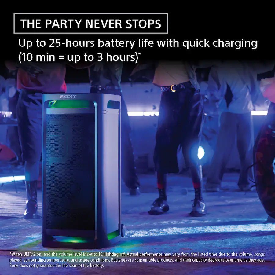 Sony ULT TOWER 9 Wireless Party Speaker (Black) - electronicsexpo.com - Bluetooth Speakers