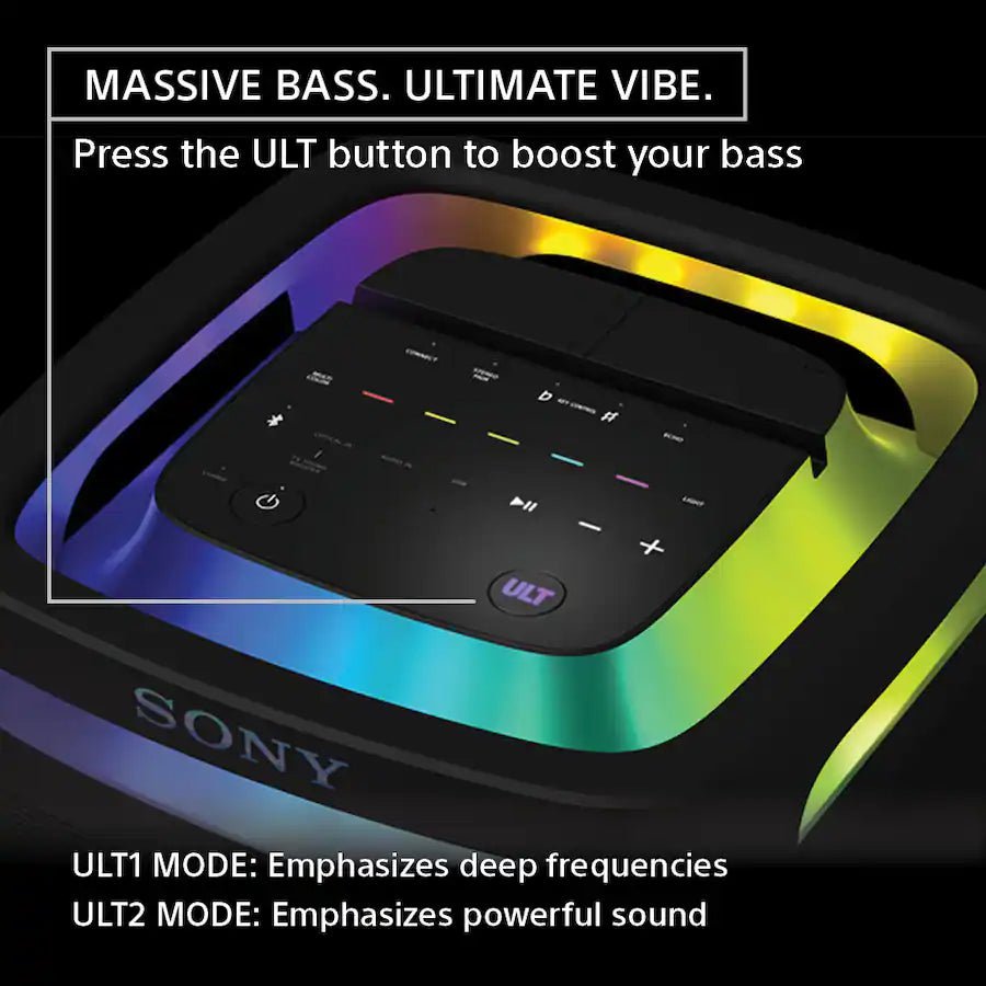 Sony ULT TOWER 9 Wireless Party Speaker (Black) - electronicsexpo.com - Bluetooth Speakers