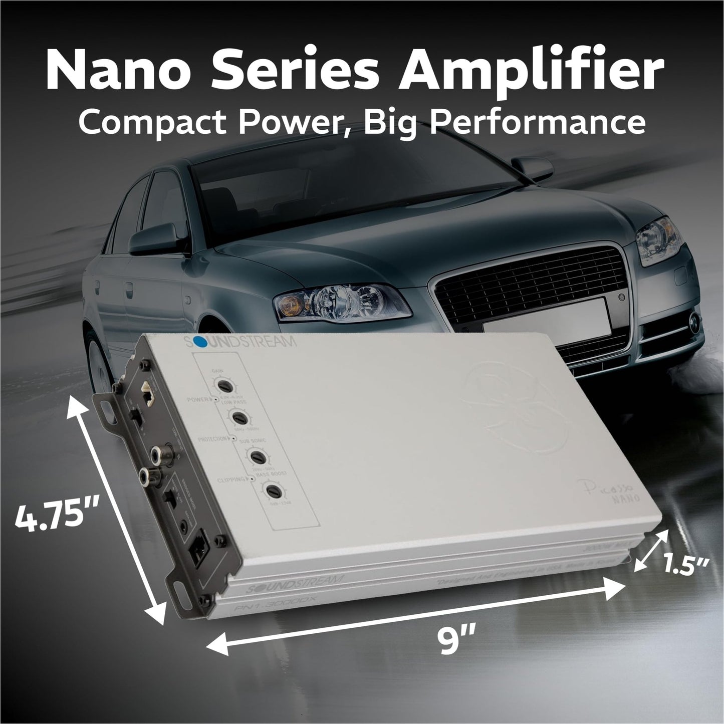Soundstream Picasso Nano PN1.3000DX Monoblock Class D Car Stereo Amplifier - electronicsexpo.com - Car Amplifiers + Equalizers