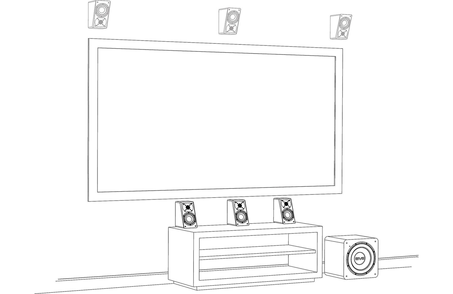 SVS Prime Elevation Speakers Pair (Open Box) - electronicsexpo.com - Atmos Speakers