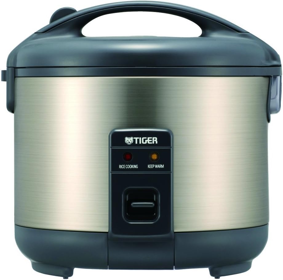 Tiger JNP - S55U - HU 3 - Cup (Uncooked) Rice Cooker and Warmer (Stainless Steel Gray) - electronicsexpo.com - Rice Cookers