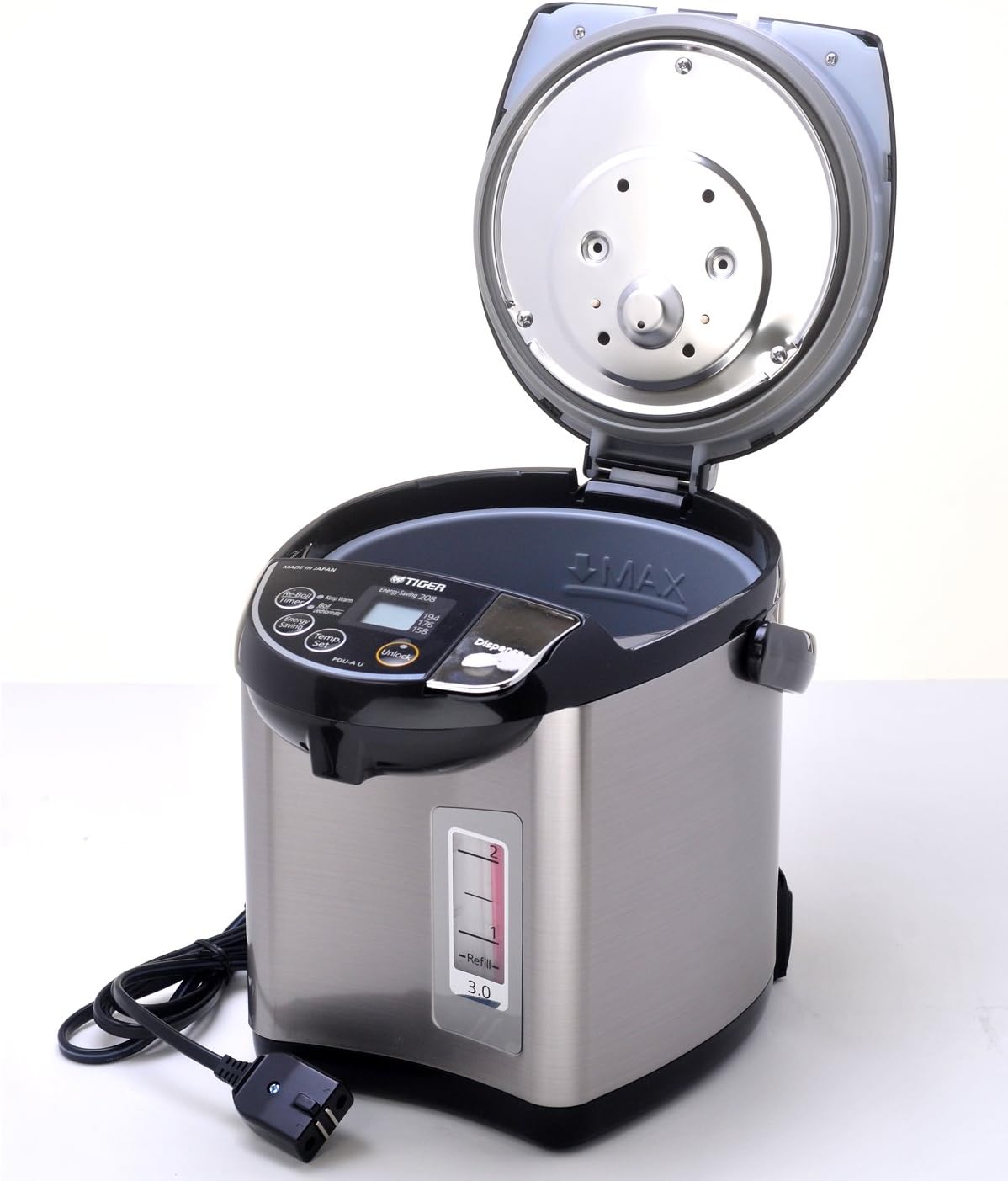 Tiger PDU - A30U - K Electric Water Boiler and Warmer (Stainless Black/3.0 - Liter) - electronicsexpo.com - Electric Water Boilers
