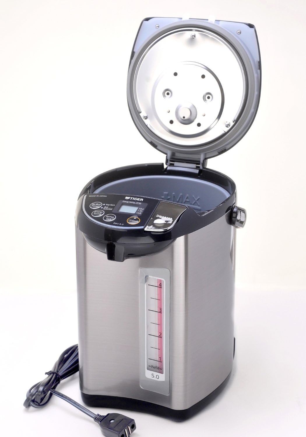 Tiger PDU - A50U - K Electric Water Boiler and Warmer (Stainless Black/5.0 - Liter) - electronicsexpo.com - Electric Water Boilers