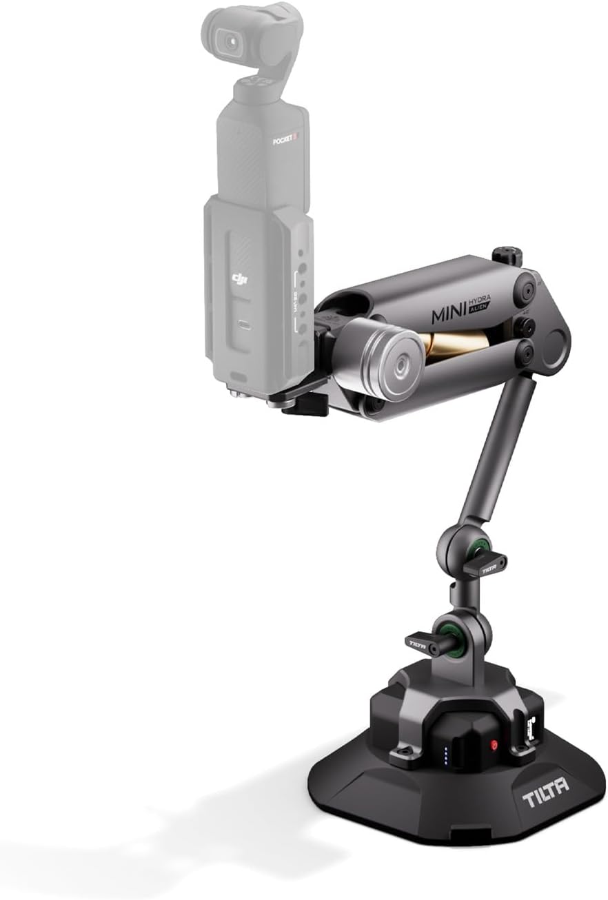 Tilta Hydra Alien Mini Electronic Suction Cup Kit Compatible with DJI Pocket 3, and Other Action cams/Smartphones - electronicsexpo.com - Camera Accessories