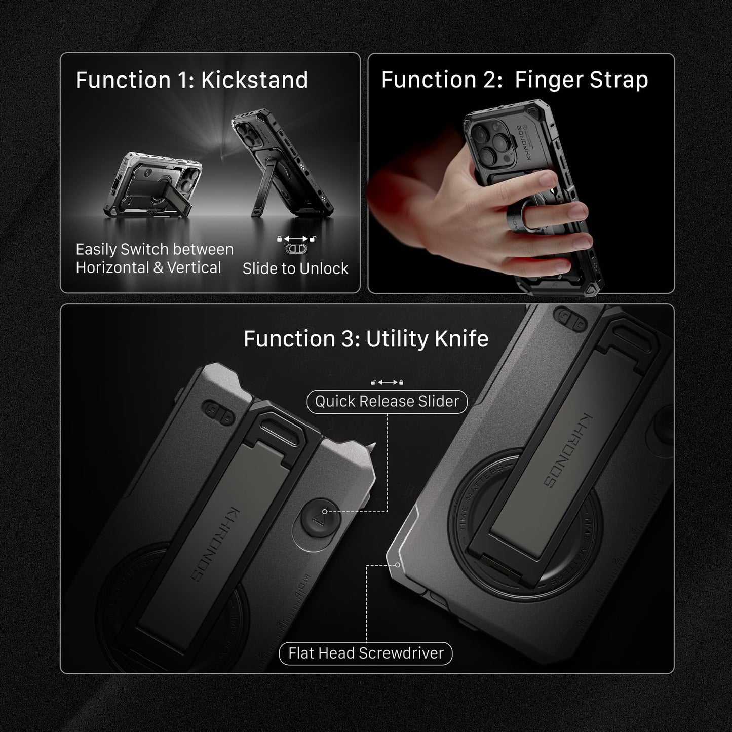 Tilta Khronos Case for iPhone 16 Pro Max - electronicsexpo.com - iPhone Cases