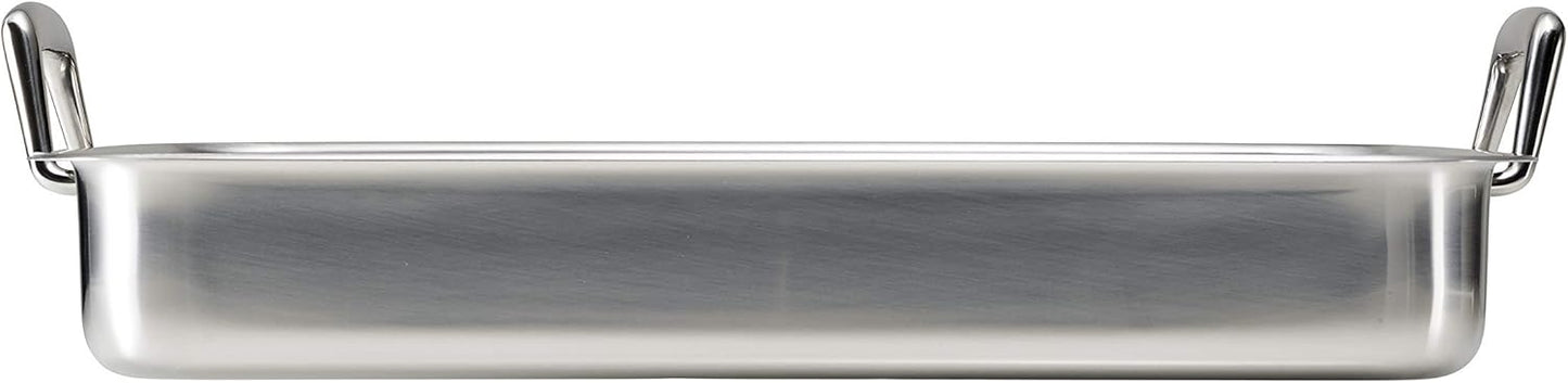 Tramontina 16.5" Stainless Steel Roasting Pan with Rack, Turkey Roaster for Oven, Dishwasher Safe - electronicsexpo.com - Roasting Pans