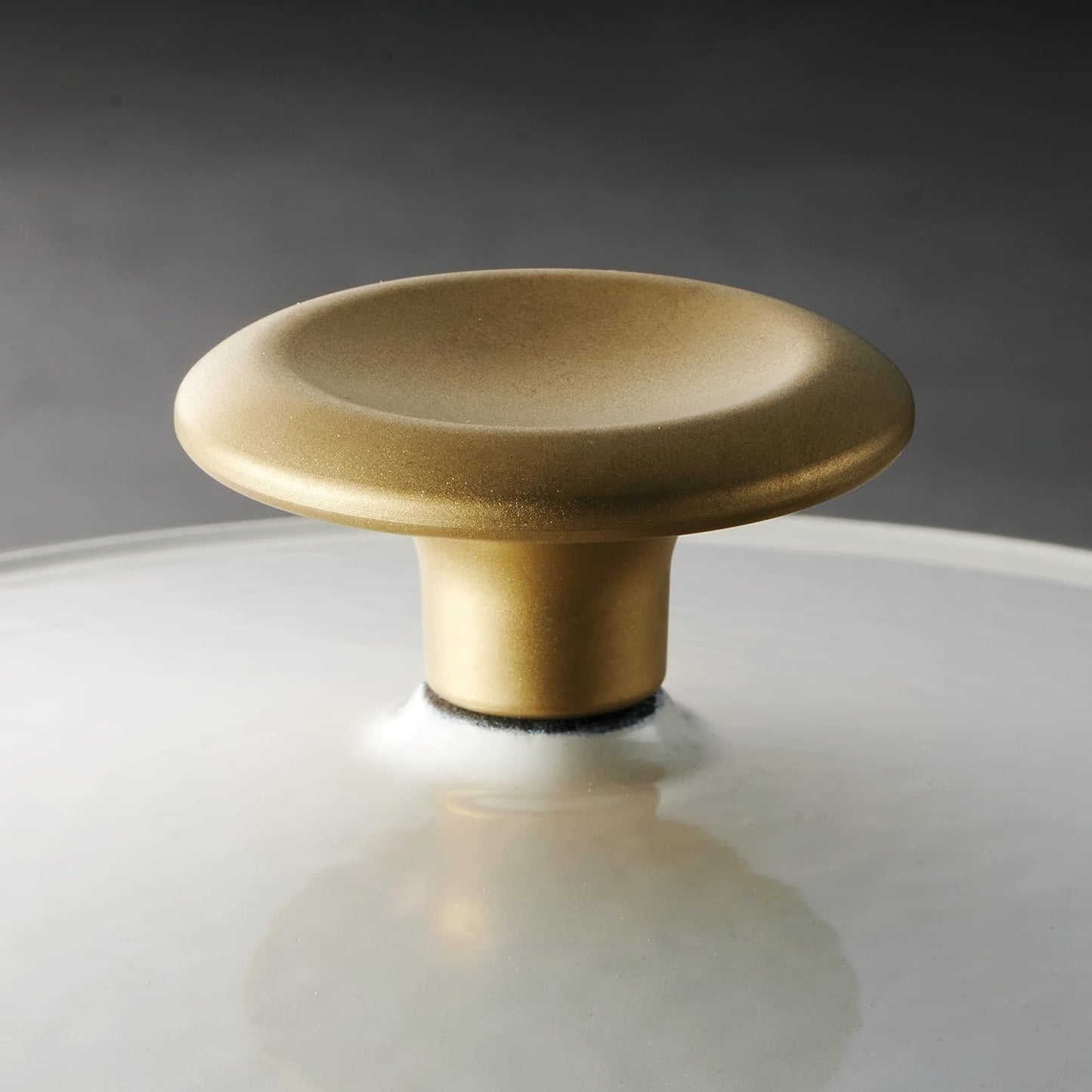 Tramontina Enameled Cast Iron Dutch Oven Pot with Lid, Round 5.5qt (Latte with Gold Knob) - electronicsexpo.com - Dutch Ovens