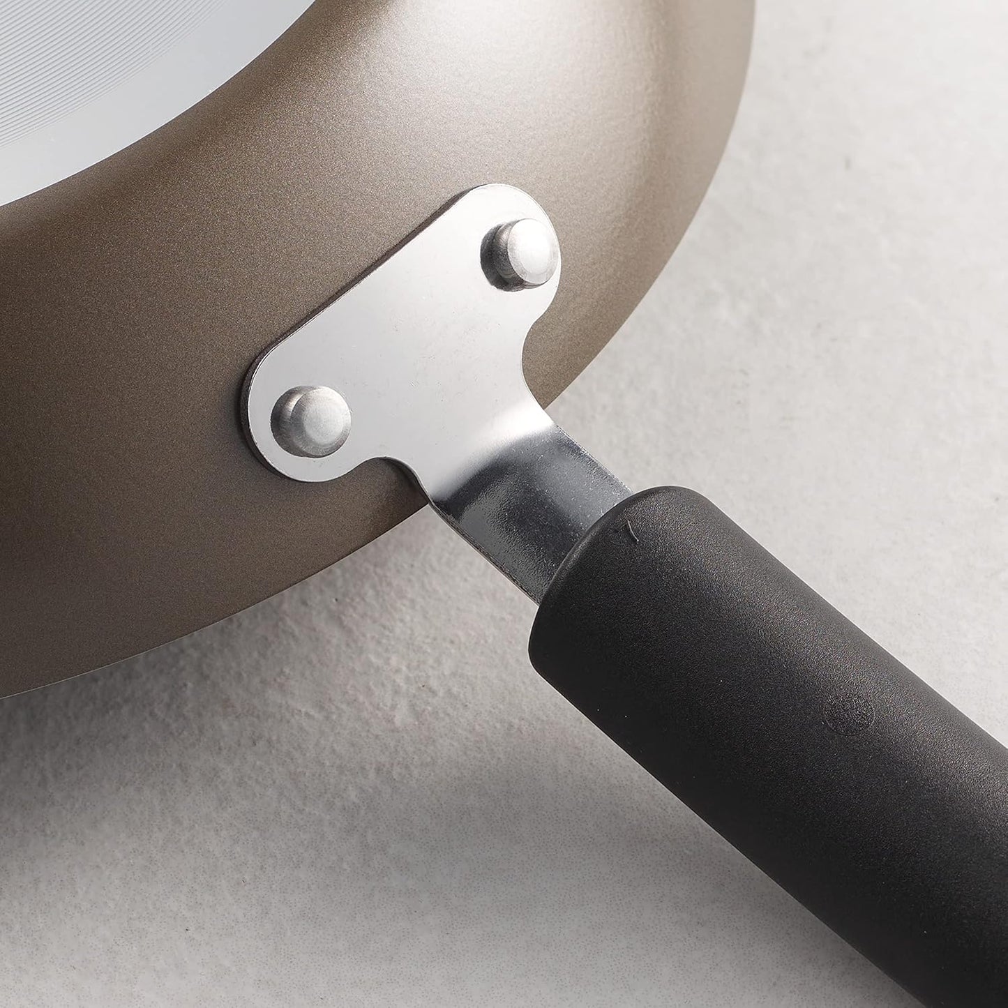 Tramontina Sicilia 8 - Piece Non Stick Cookware Set with Glass Lids, Aluminum Nonstick Pots and Pans Kitchen Set (Hazelnut) - electronicsexpo.com - Cookware Sets