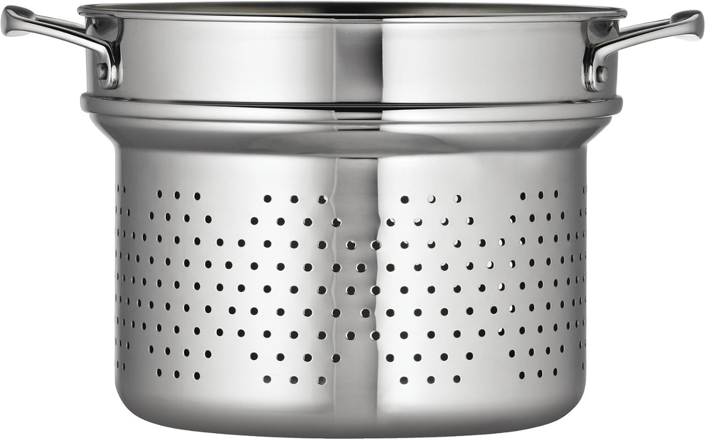 Tramontina Stainless Steel Pasta Strainer Insert for Pot, Basket compatible with 8 - Quart Stock Pot - electronicsexpo.com - Sauce Pans & Sauciers