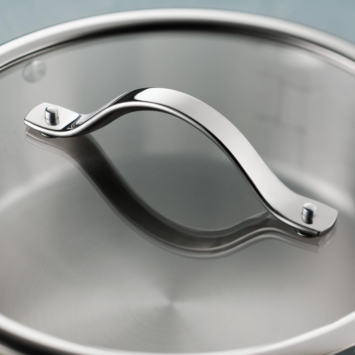 Tramontina Tempo Tri - Ply Base Stainless Steel 3 - Quart Sauce Pan with Glass Lid, Induction - Ready Saucepan, Oven - Safe, Dishwasher - Safe - electronicsexpo.com - Sauce Pans & Sauciers