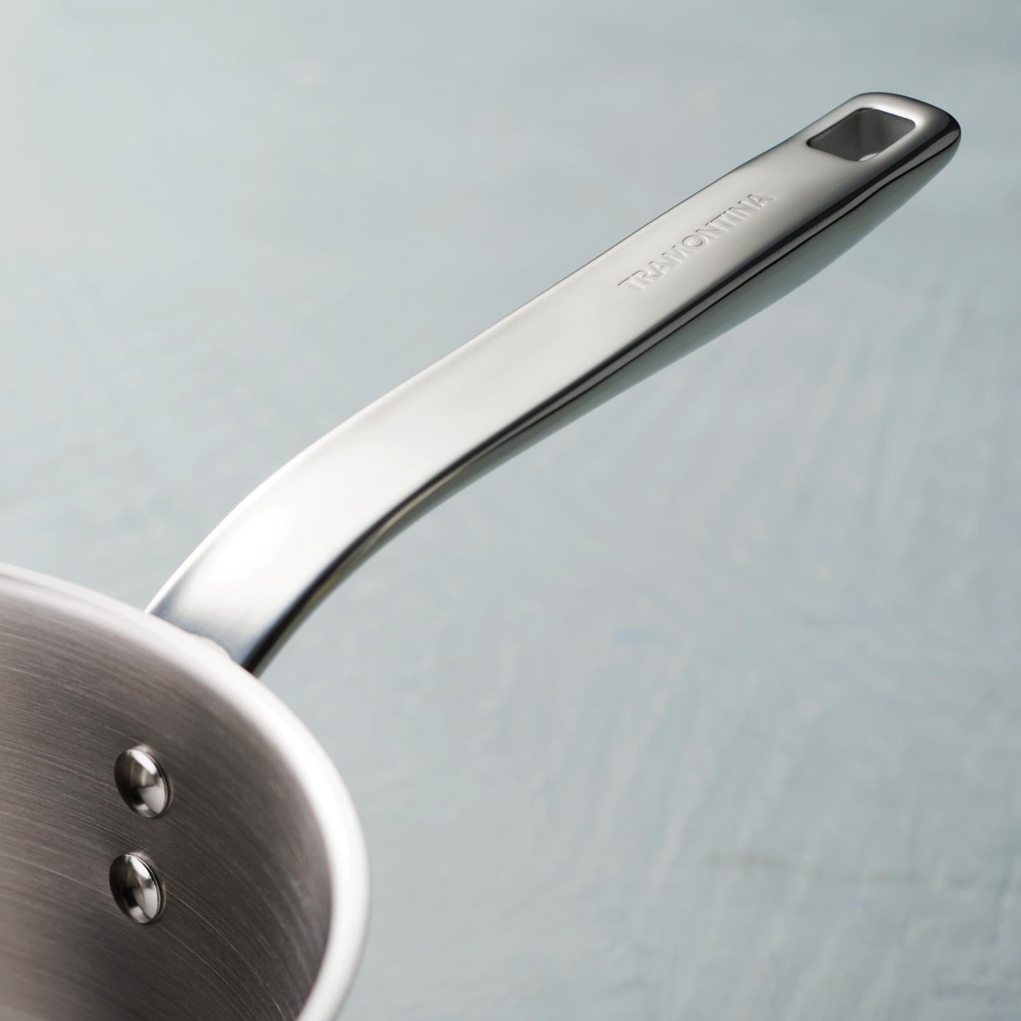 Tramontina Tempo Tri - Ply Base Stainless Steel 3 - Quart Sauce Pan with Glass Lid, Induction - Ready Saucepan, Oven - Safe, Dishwasher - Safe - electronicsexpo.com - Sauce Pans & Sauciers