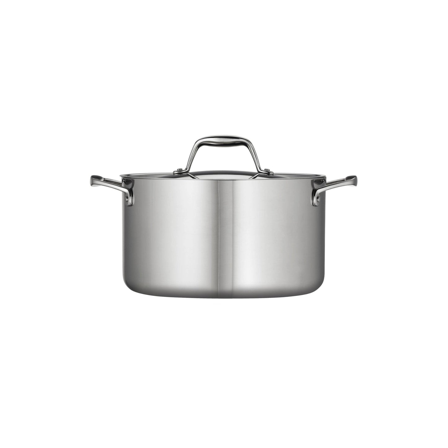Tramontina Tri - Ply Clad Stainless Steel 6 - Quart Sauce Pot with Lid, Induction - Ready Pot, Dishwasher - Safe, NSF - Certified, Made in Brazil - electronicsexpo.com - Sauce Pans & Sauciers