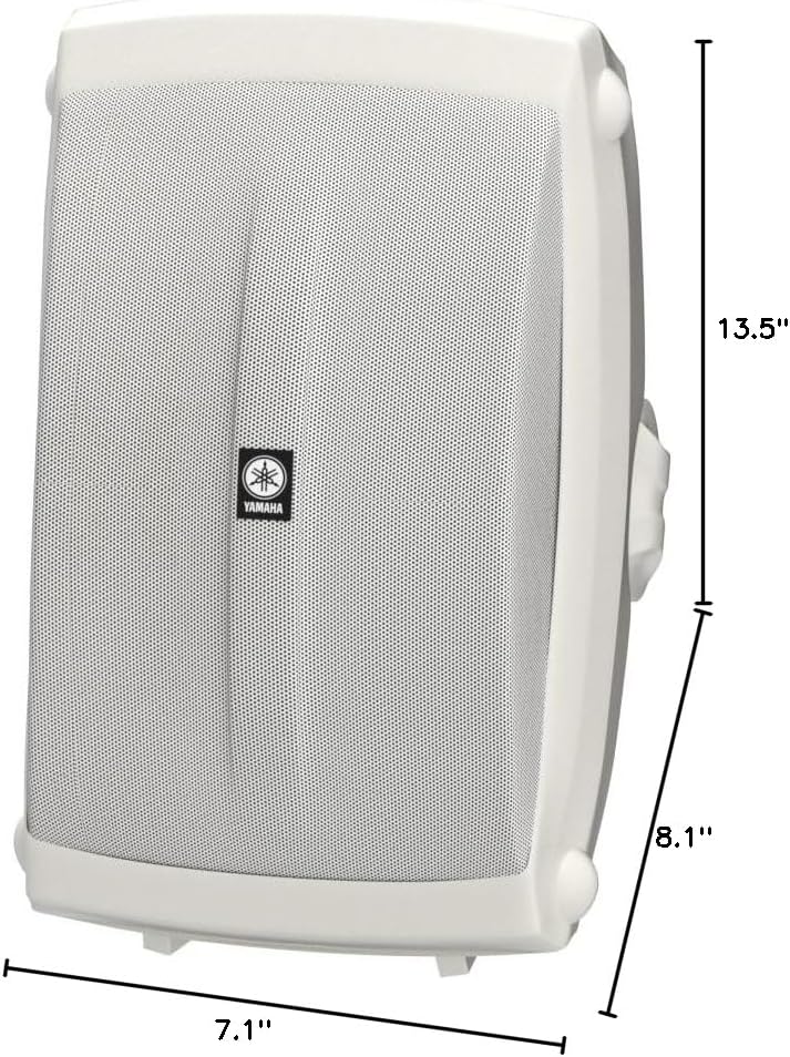Yamaha NS-AW350 All-Weather Indoor/Outdoor Speakers Pair/White (Certified Refurbished) - electronicsexpo.com-Outdoor Speakers