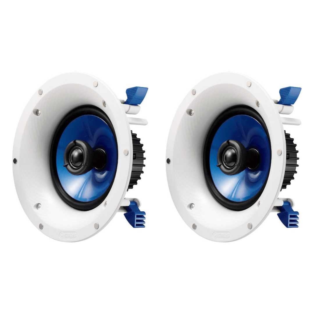 Yamaha NSIC600WH 6 - 1/2" 2 - Way In - Ceiling Speakers (Pair/White) - electronicsexpo.com - In Ceiling In Wall Speakers