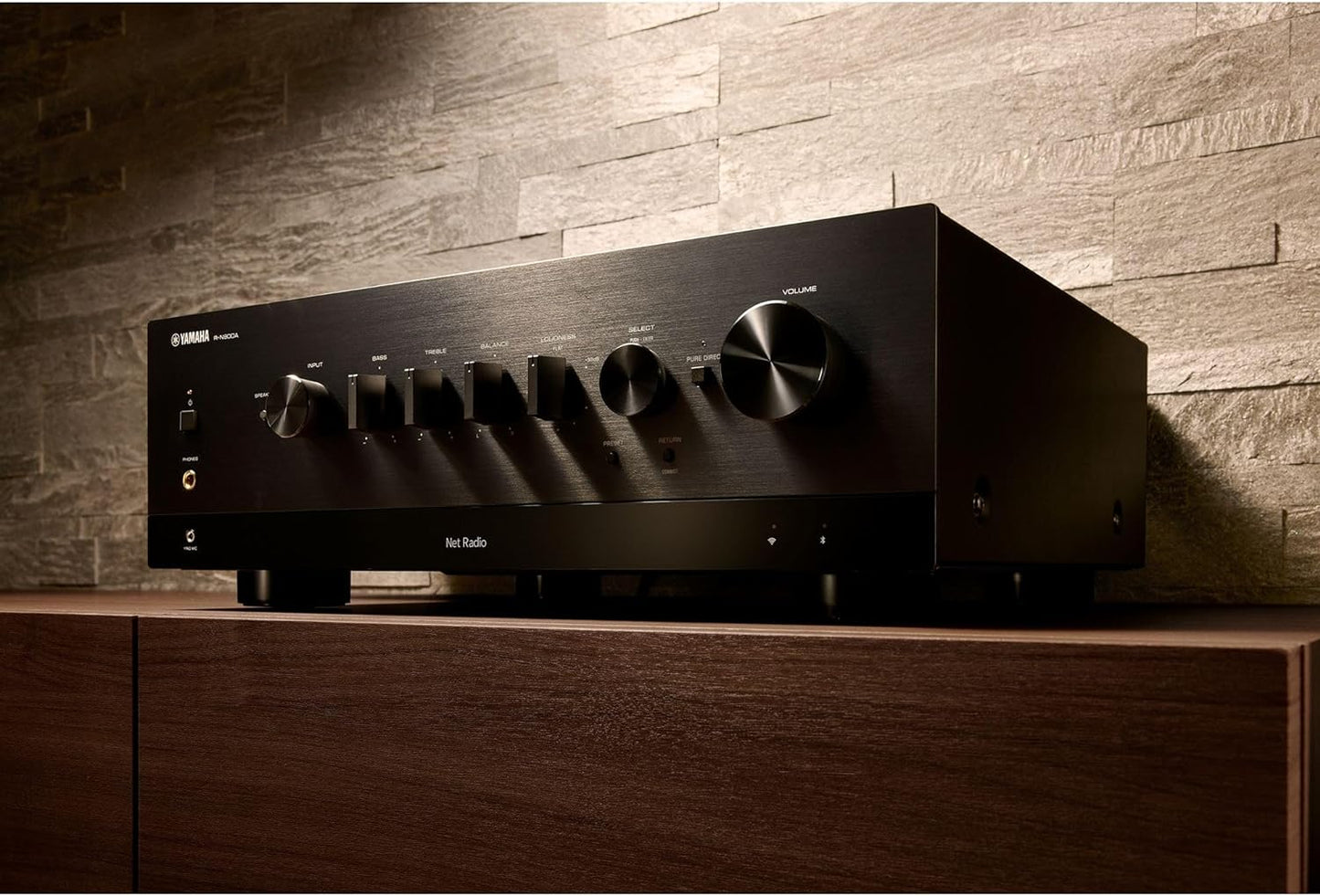 Yamaha R - N800A Stereo Receiver with Wi - Fi, Bluetooth and Apple AirPlay 2 - electronicsexpo.com - Home Theater Receivers