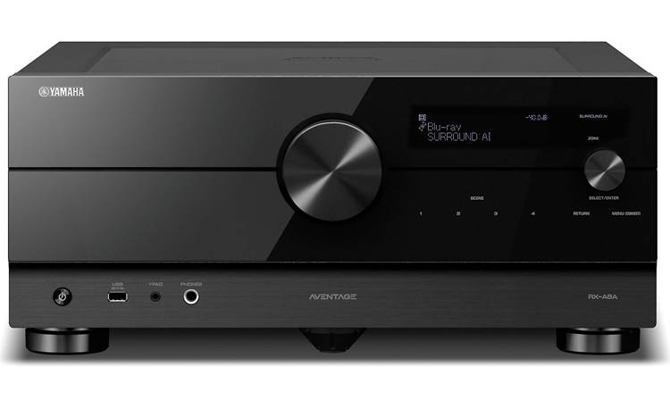 Yamaha RX - A8A AVENTAGE 11.2 - Channel AV Receiver with MusicCast (Certified Refurbished) - electronicsexpo.com - Home Theater Receivers