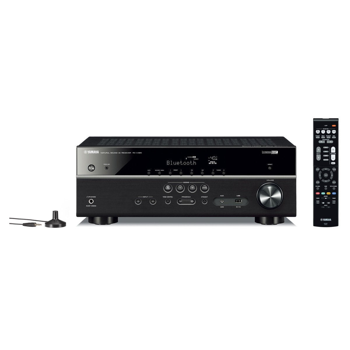Yamaha RXV385BL 5.1 Channel Home Theater Receiver (Certified Refurbished) - electronicsexpo.com - Home Theater Receivers